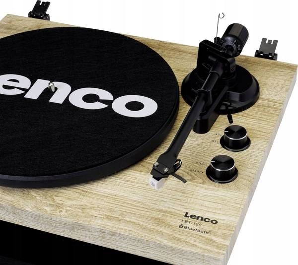 Gramofon Lenco LBT-188 AUX USB Bluetooth Sosna zdjęcie 2