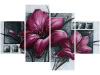 140CM 70 OBRAZ MAKOWY DUET ŚCIENNY