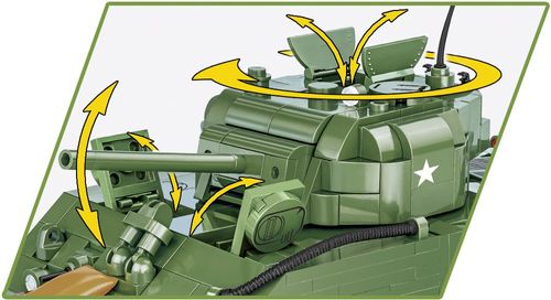 Klocki Historical Collection WWII M4A3 838 elementów na Arena.pl