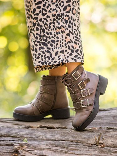 BRĄZOWE BOTKI WORKERY Rozmiar - 40 na Arena.pl