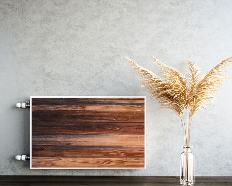 MATA Magnetyczna Kaloryfera Ciemne Deski 80cm x 60cm zdjęcie 5