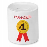 Dla Menadżer Menagera Skarbonka Na Prezent Z Nadrukiem Ze Zdjęciem