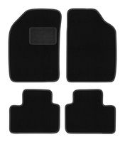 Dywaniki welurowe LUX do Lancia Ypsilon I 1996-2003 czarne 4 szt.