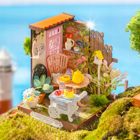 ROBOTIME Model do składania Rolife Herbaciarnia Fancy Tea Yard Puzzle 3D