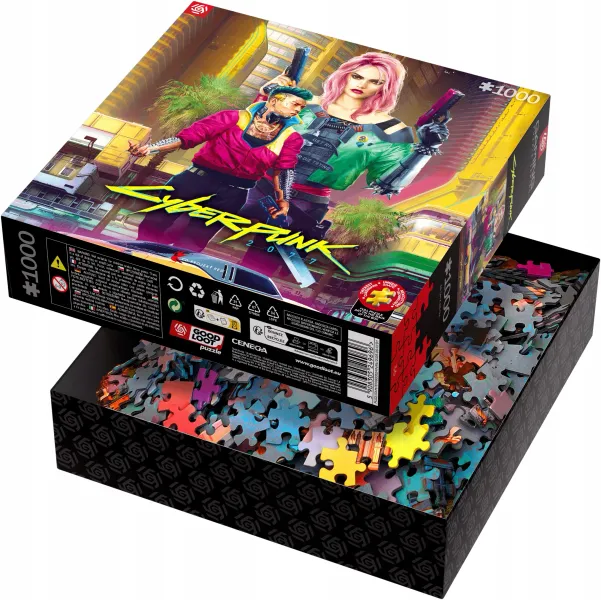 Puzzle 1000 elementów. Cyberpunk 2077. Kitsch Style zdjęcie 3