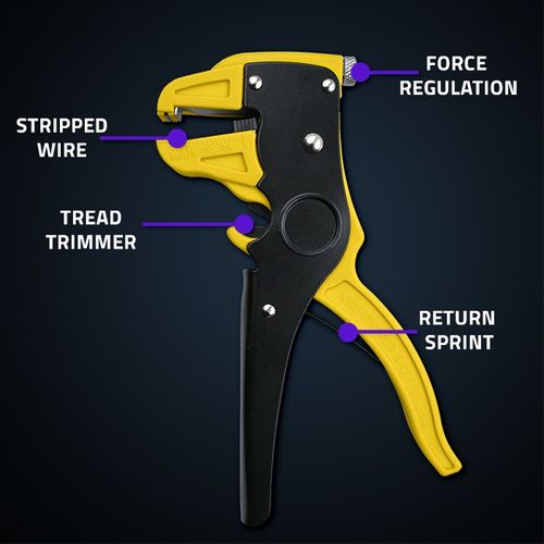 Qoltec Automatyczny ściągacz izolacji z obcinakiem 2w1 | 0.5-6mm na Arena.pl