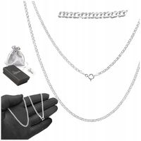 Łańcuszek srebrny pr. 925 Splot Rombus Rombo do Zawieszek | 45 cm x 2.5 mm