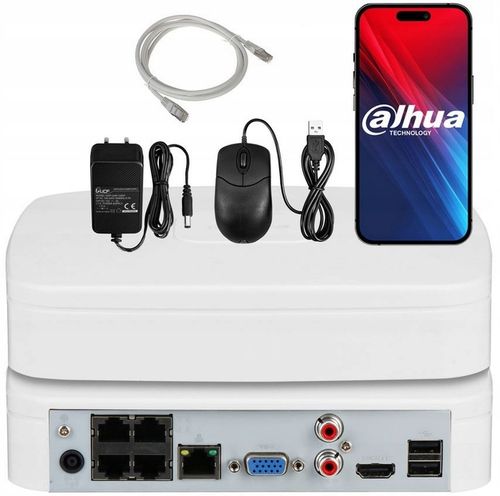 Monitoring IP PoE DAHUA 3 Kamery IPC-HDW1639T-A-IL BLACK 6Mpx Full Kolor na Arena.pl