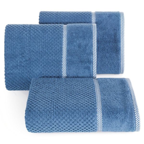 Ręcznik frotte CALEB7 50x90 niebieski zdjęcie 1