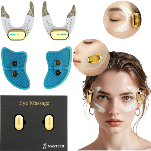 Masażer okolic oczu Bezprzewodowe plastry żelowe do masażu EMS 2w1 lifting na Arena.pl