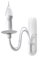 Kinkiet MINERWA Biały Metalowy IP20 E14 40W Sollux Lighting