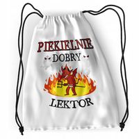 Plecak Dla Lektora Sportowy Szkolny Worek Z Nadrukiem Ze Zdjęciem