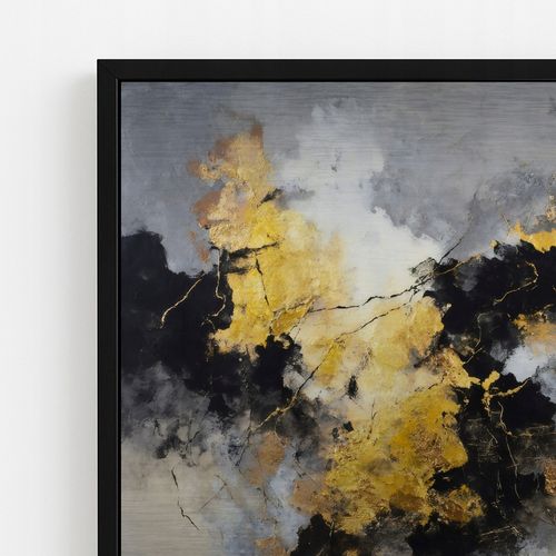 Obraz W Ramie Na Metalu Do Sypialni Salonu Abstrakcja 50x50 na Arena.pl