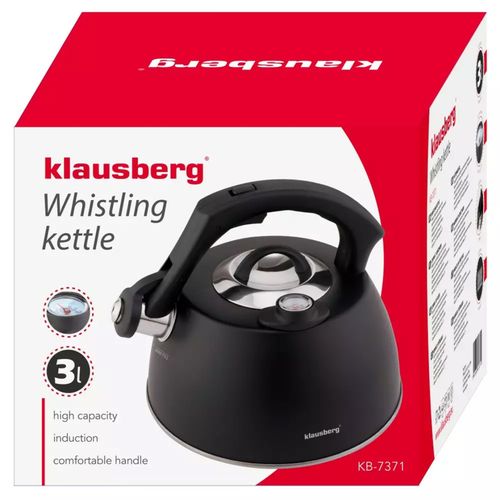 czajnik stalowy z termometrem 3l klausberg kb-7371 na Arena.pl