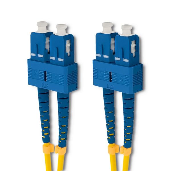 Qoltec Patchcord światłowodowy SC/UPC - SC/UPC | Singlemode | 9/125 | G652D | Duplex | 3m zdjęcie 2
