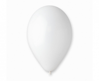 balony pastel 13" - białe 50 szt. g120