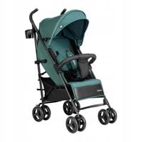 Wózek Spacerowy Tulano GREEN-BLACK Lekka Spacerówka Składana do 22kg
