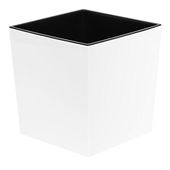 Doniczka JUKA 40x40 + Wkład biała Lamela