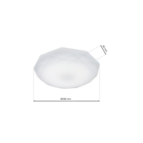 Plafon HEX 12W LED Ø290mm na Arena.pl