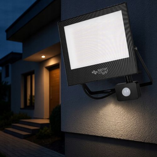 HALOGEN LED z czujnikiem ruchu naświetlacz lampa 50W 4500K ZEWNĘTRZNY na Arena.pl