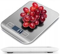 PRECYZYJNA WAGA KUCHENNA 10kg / 1g DOMOWA ELEKTRONICZNA TARA LCD + BATERIE