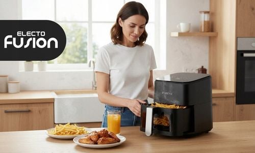 FRYTKOWNICA BEZTŁUSZCZOWA 4,5L AIR FRYER 1500W FRYTOWNICA PANEL 8 na Arena.pl