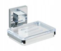 Mydelniczka QUADRO, Vacuum-Loc - stal nierdzewna, WENKO