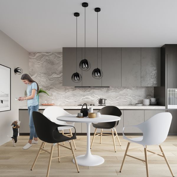 Plafon TULOS czarny zdjęcie 6