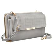 elegancka mini torebka-portfel na długim, doczepianym pasku - 4u cavaldi