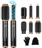 UKLISS Wielofunkcyjna Suszarka Lokówka 6w1 Wymienne Końcówki Stylizacja