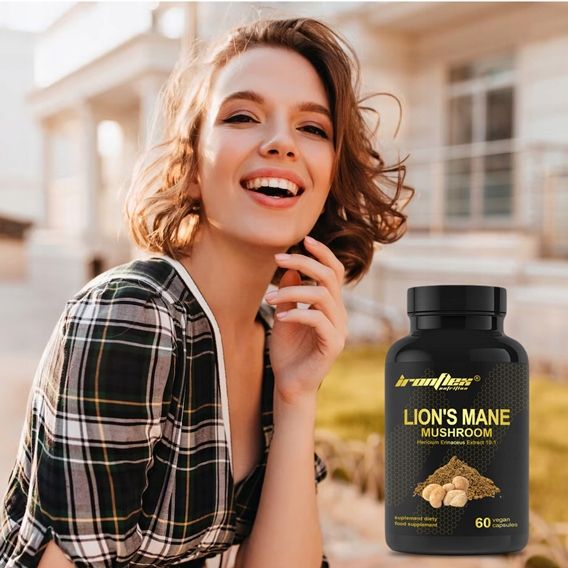 IRONFLEX LION'S MANE 60 kap 500mg SOPLÓWKA JEŻOWATA 10:1 KONCENTRACJA STRES zdjęcie 6