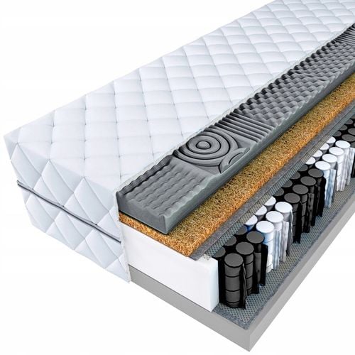 Materac pocket PROFIL 90x200 MASUJĄCY KOKOS H3/H4 - ULGA NA KRĘGOSŁUP! na Arena.pl