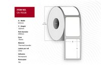 Capture Label 102 x 102mm, Core 76mm,