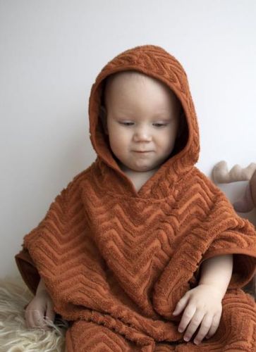 Filibabba Poncho Zigzag Rust na Arena.pl