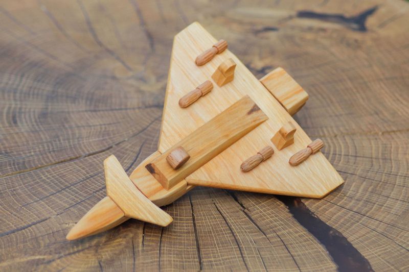 Samolot z drewna Eurofighter zdjęcie 5