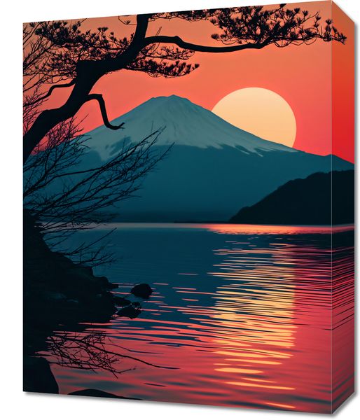 Obraz 40x50cm Góra Wieczorem zdjęcie 1