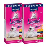 Vitakraft Liquid Snack Big Pack Kurczak Wołowina 32x15g