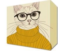 Obraz 20x20cm Intelektualista