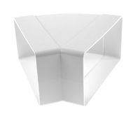 kolano poziome płaskie 45' (75x150) - a-kp75-24/45