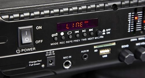 Głośnik bluetooth przenośny Karaoke z mikrofonem Manta SPK5033 czarny na Arena.pl