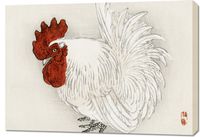 Obraz 100x70cm Japanese Bantam,  Kōno Bairei  Vintage do Salonu