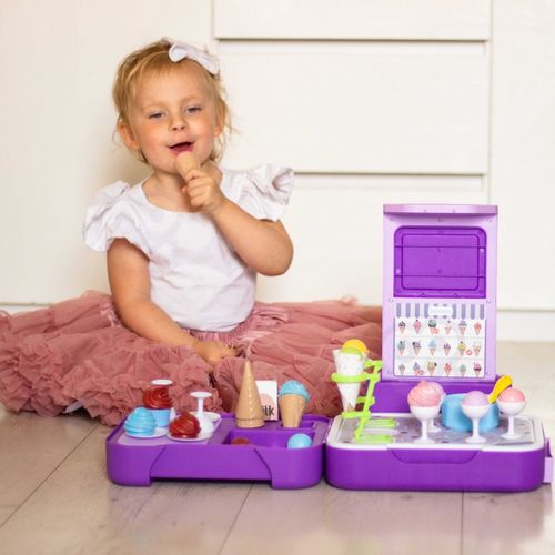 WODLA DZIECI 3W1 WALIZKA Z LODAMI KUCHNIA SKLEPIK na Arena.pl