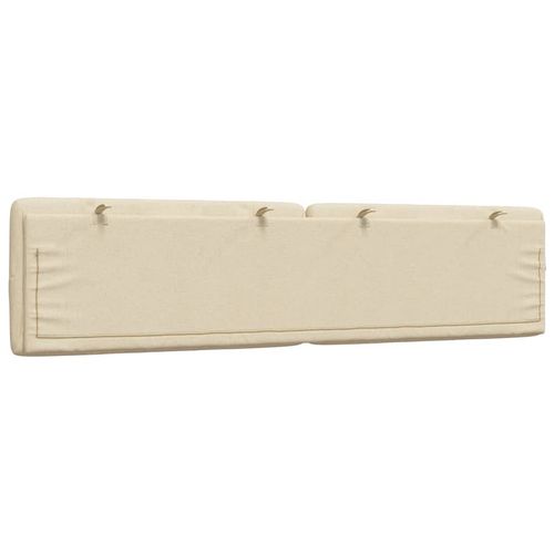 Poduszka na wezgłowie, kremowa, 200 cm, tkanina na Arena.pl