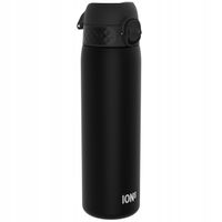 Czarny bidon sportowy siłownia sport fitness joga trekking ION8 0,5 l