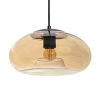 Szklana lampa wisząca Tesoro ABR-LWCM-E27 Abruzzo do salonu miodowy
