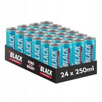 BLACK ENERGY Coolwave Gazowany napój energetyzujący 250 ml x 24 sztuki