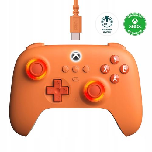 Gamepad 8BitDo Ultimate C Wired Pomarańczowy do PC, Xbox Series / One na Arena.pl