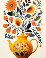 Plakat 40x50cm Bujna Herbata