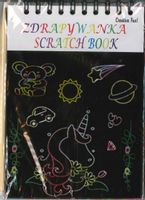 Kolorowanka wydrapywanka ZDRAPYWANKA karty 10x14