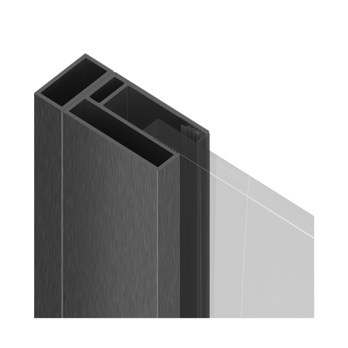 Ortigo profil poszerzający kabiny, 10mm, grafit szczotkowany na Arena.pl